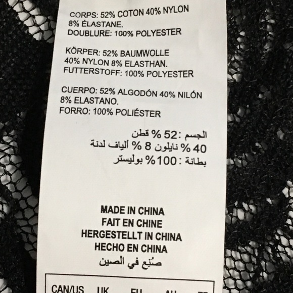 Black lace button front dress. Size 12. New condition (never worn). - Picture 4 of 6